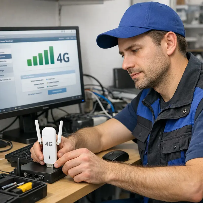 Настройка LTE модема в Зеленоградске