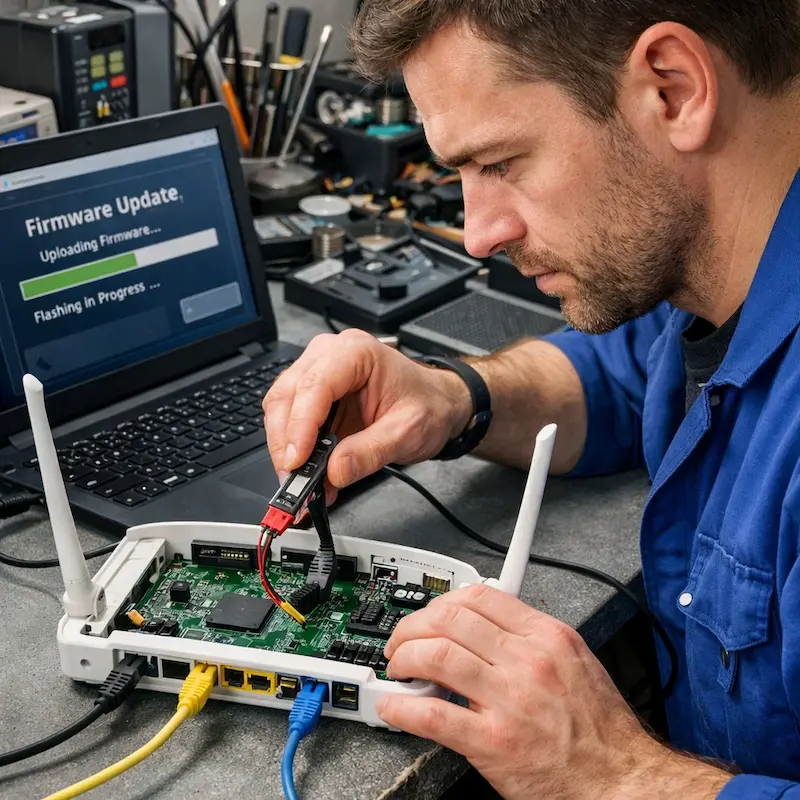 Обновление прошивки роутера в Зеленоградске