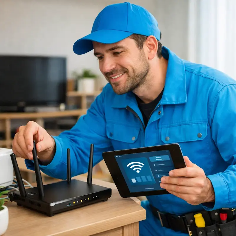 Настройка Wi-Fi для квартиры, дома и офиса в Зеленоградске