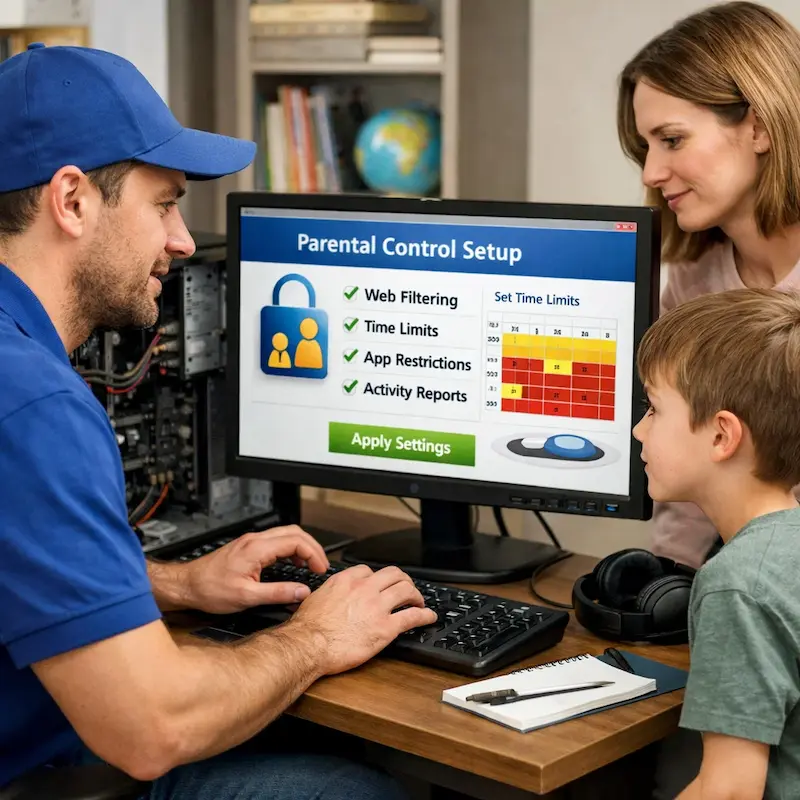 установка родительского контроля в Зеленоградске