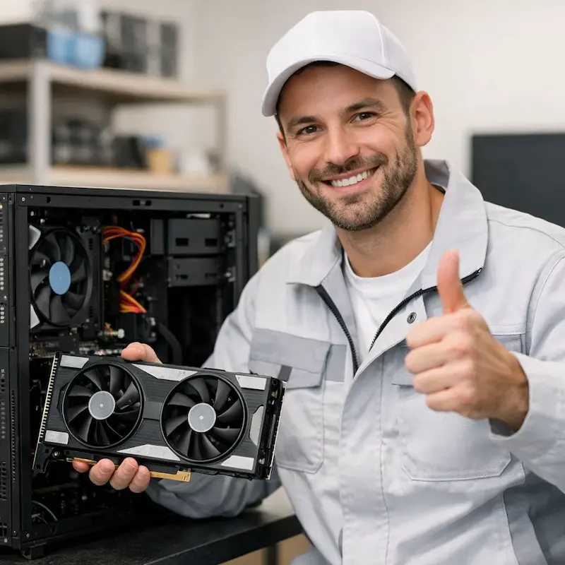 установка видеокарты на ПК в Зеленоградске